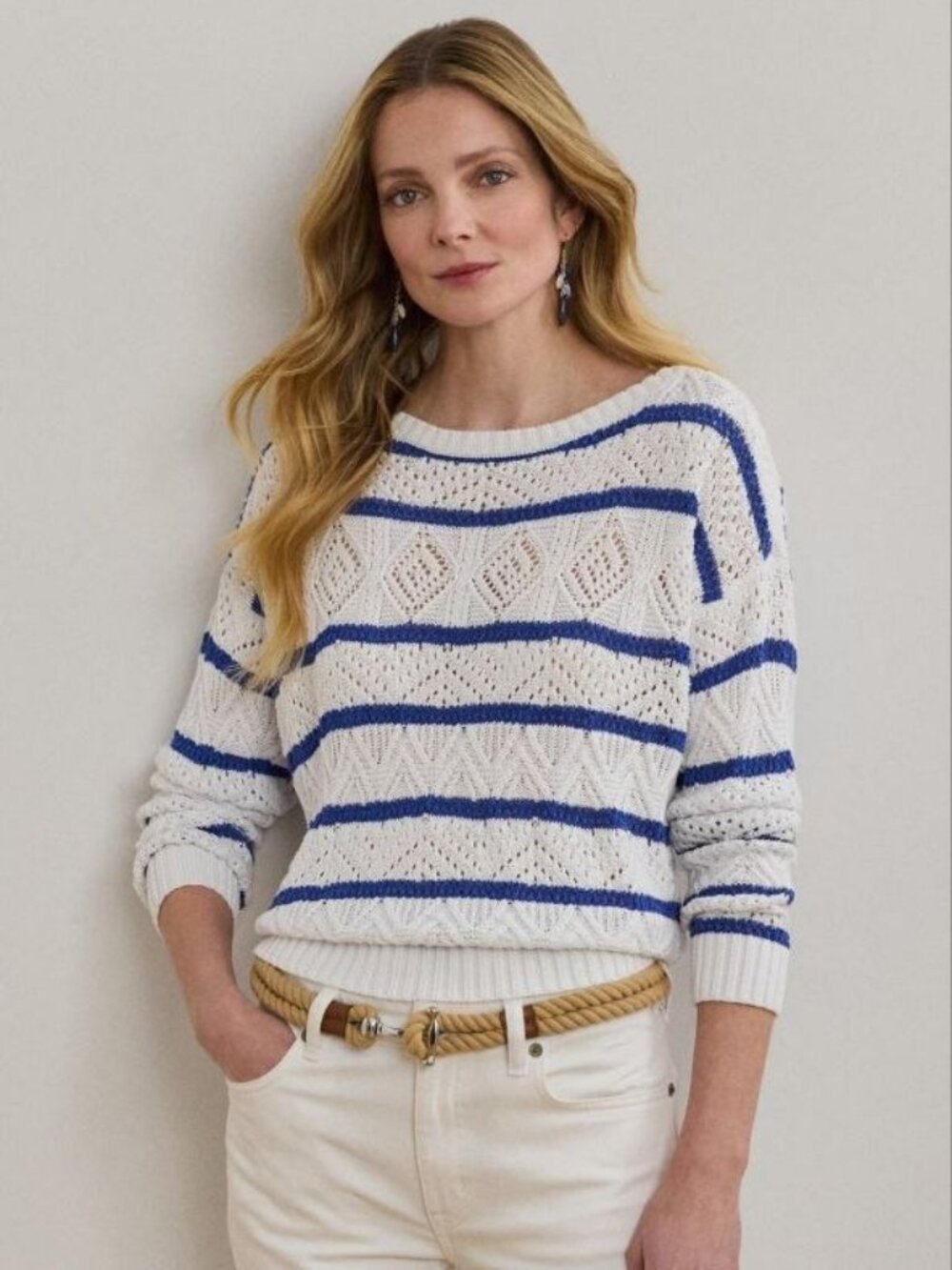 $195 Lauren Ralph Lauren LONG SLEEVE-PULLOVER